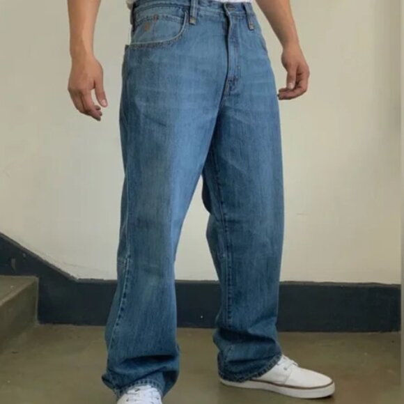 Men’s Rocawear Mid Blue Denim Pants NWT - Picture 2 of 6